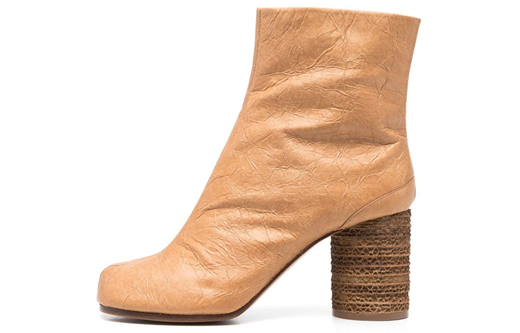 (W) Maison Margiela Tabi 'Light Brown Leather'