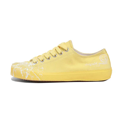 (W) Maison Margiela Tabi 'Paint Canvas Yellow'