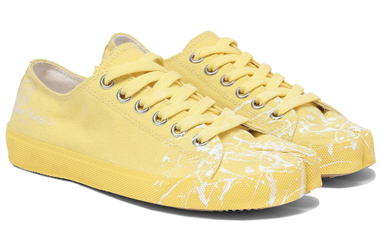 (W) Maison Margiela Tabi 'Paint Canvas Yellow' 圖 4