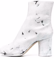 (Women) Maison Margiela Tabi 'Painted Leather Ankle Boot White' S58WU0260P3838H1532 (Women) Maison Margiela Tabi 'Painted Leather Ankle Boot White' S58WU0260P3838H1532