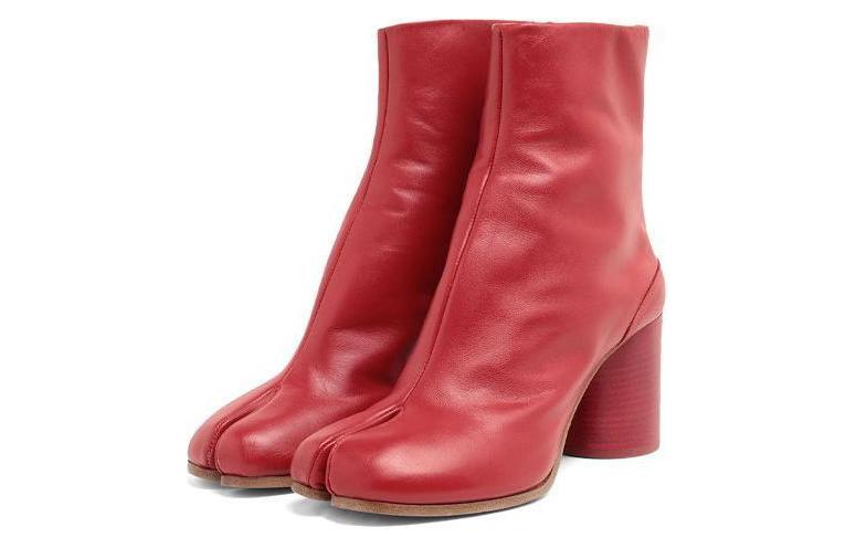 (W) Maison Margiela Tabi 'Red Fashion Versatile Split-Toe Booties' 圖 3