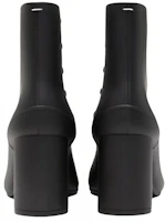 Shop Maison Margiela Tabi 橡膠短靴 8cm 女款 黑色