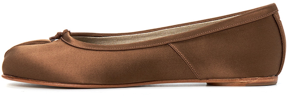 (W) Maison Margiela Tabi 'Satin Split-Toe Flat Coklat' S58WZ0117P5125T2256 Buy (W) Maison Margiela Tabi 'Satin Split-Toe Flat Coklat' S58WZ0117P5125T2256