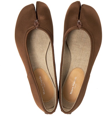 (W) Maison Margiela Tabi 'Satin Split-Toe Flat Coklat' S58WZ0117P5125T2256 Shop (W) Maison Margiela Tabi 'Satin Split-Toe Flat Coklat' S58WZ0117P5125T2256