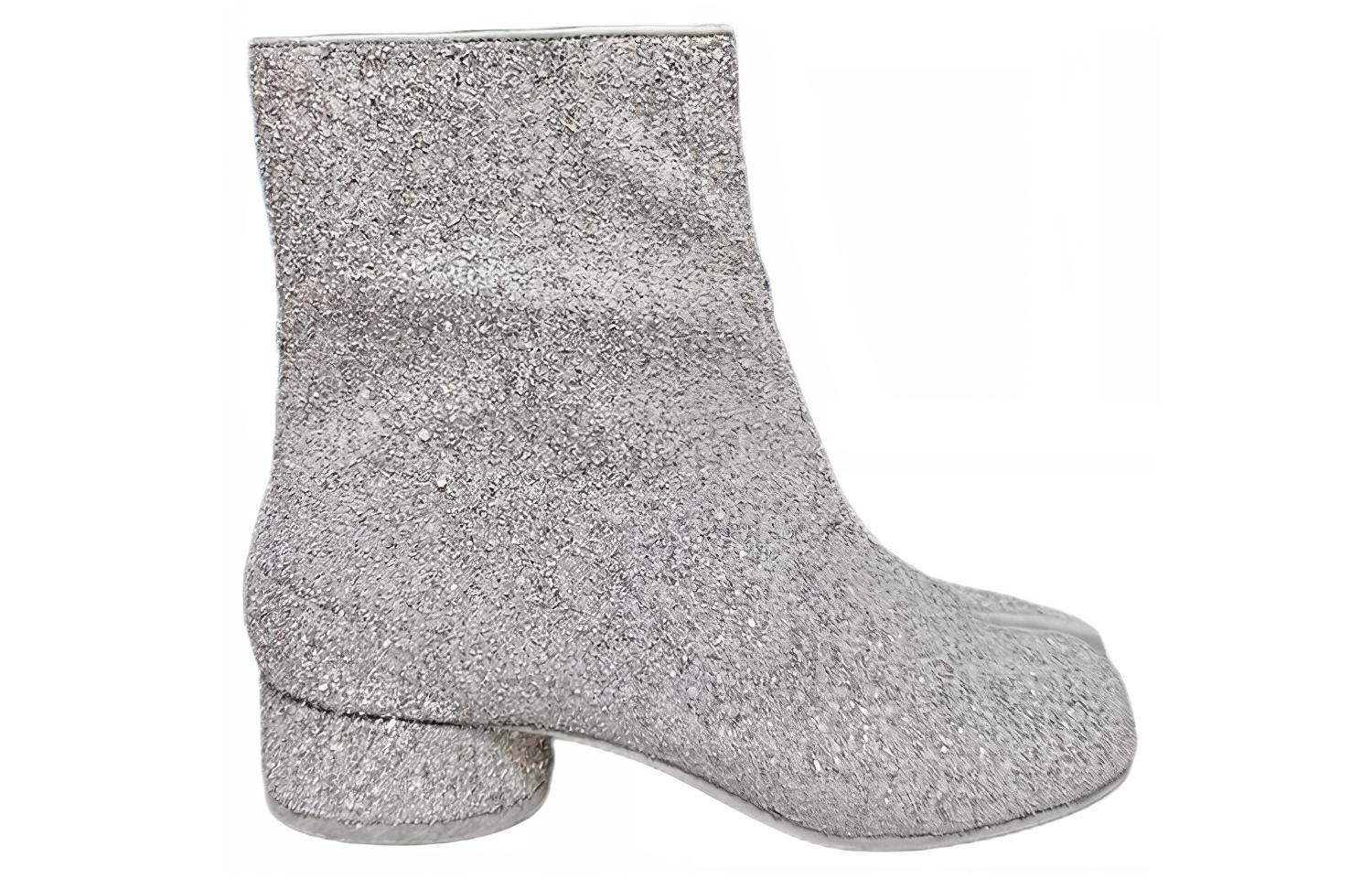 (W) Maison Margiela Tabi 'Silver Ankle Boot' 圖 2