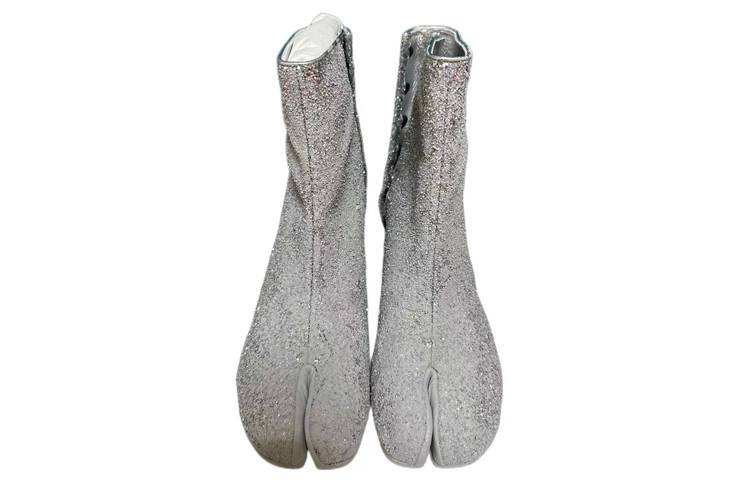(W) Maison Margiela Tabi 'Silver Ankle Boot' 圖 3