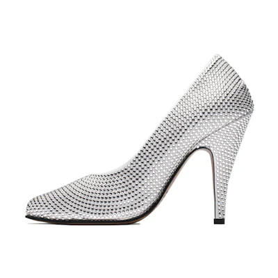 (W) Maison Margiela Tabi 'Silver Rhinestone'