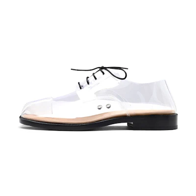 (W) Maison Margiela Tabi 'Transparent White Black'