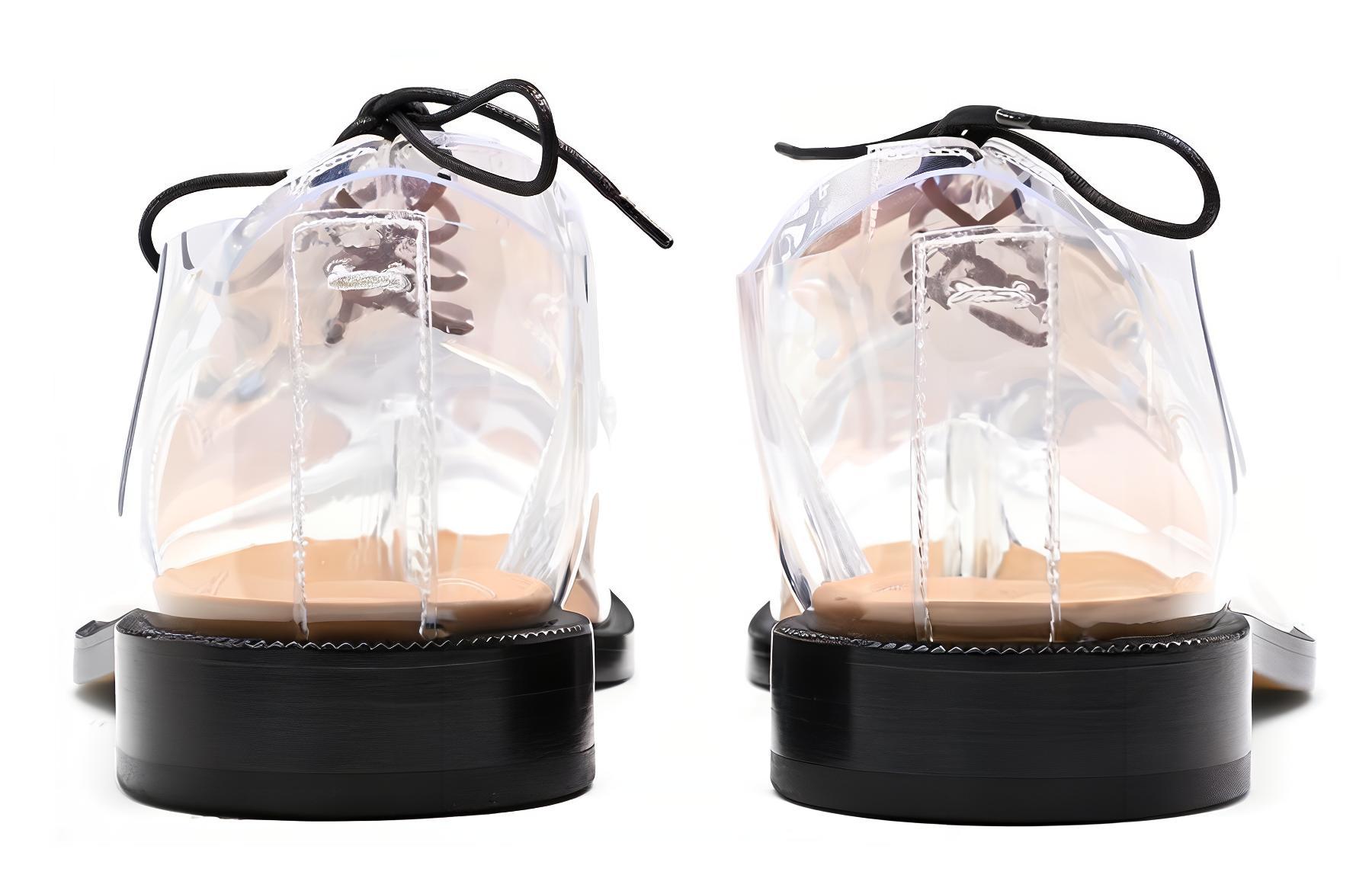 (W) Maison Margiela Tabi 'Transparent White Black' 圖 5