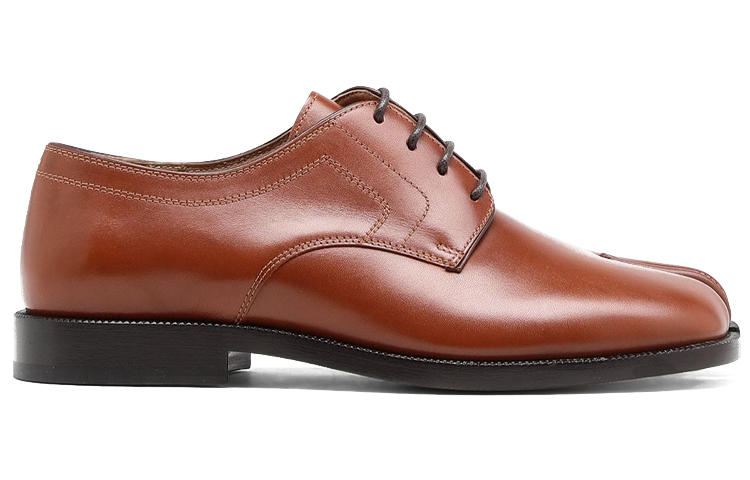 (W) Maison Margiela Tabi 'Versatile Split-Toe Brown Lace-Up Leather' 圖 2