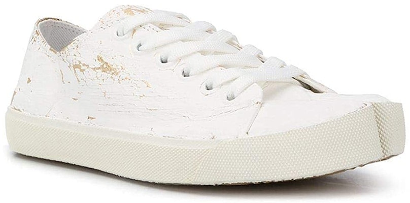 (W) Maison Margiela Tabi 'Putih Emas Retak' S58WS0110P3049H1800 Lookbook (W) Maison Margiela Tabi 'Putih Emas Retak' S58WS0110P3049H1800