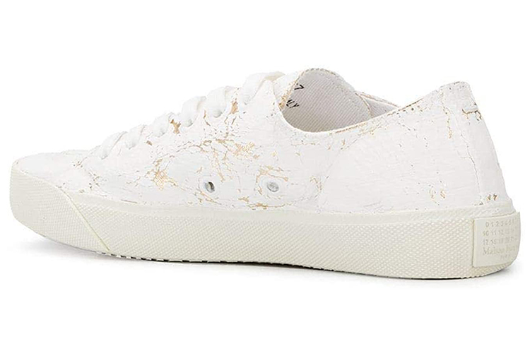 Shop (W) Maison Margiela Tabi 'Putih Emas Retak' S58WS0110P3049H1800