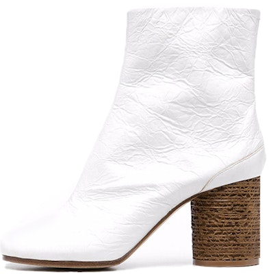 (W) Maison Margiela Tabi 'Boots Kulit Putih' S58WU0381P4748T1003 Buy (W) Maison Margiela Tabi 'Boots Kulit Putih' S58WU0381P4748T1003