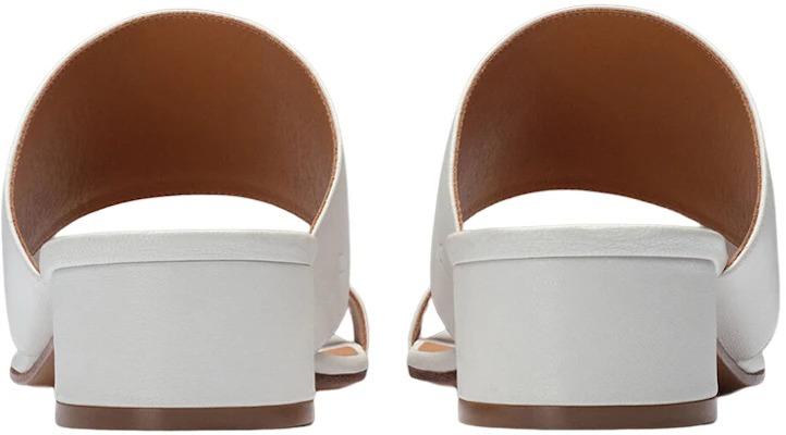 (W) Maison Margiela Tabi ''Weiße Leder Tabi-Schuhe mit Absatz und geteilter Zehe'' S58WP0234PR869T1003 Shop (W) Maison Margiela Tabi ''Weiße Leder Tabi-Schuhe mit Absatz und geteilter Zehe'' S58WP0234PR869T1003