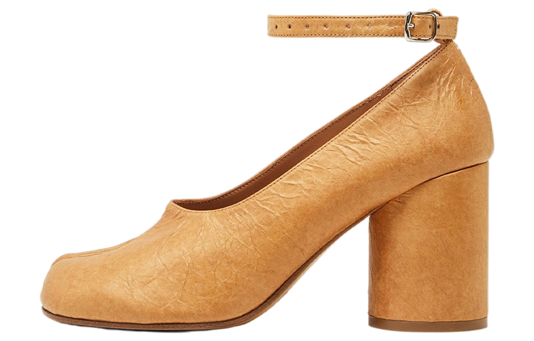 (Women) Maison Margiela Tabi 'Yellow Wrap-Around High Heel' S34WL0021P4717T2141