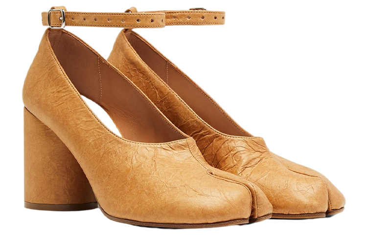 Order (W) Maison Margiela Tabi ''Tacco Alto Giallo con Fibbia Avvolgente'' S34WL0021P4717T2141