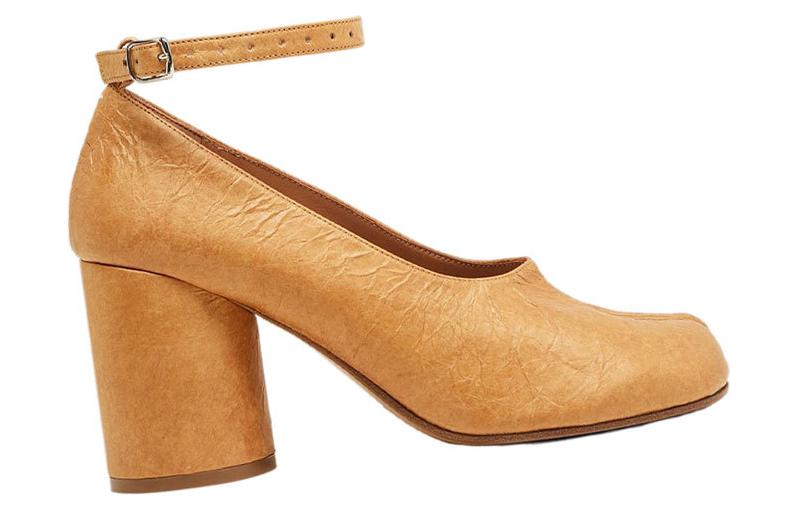 Lookbook (W) Maison Margiela Tabi 'Tacón Alto Amarillo Envoltura' S34WL0021P4717T2141