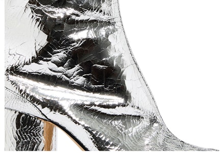 (W) Maison Margiela Tabi 裸靴 '裂纹金属银' S58WU0260-P5016-T9002 Order (W) Maison Margiela Tabi 裸靴 '裂纹金属银' S58WU0260-P5016-T9002