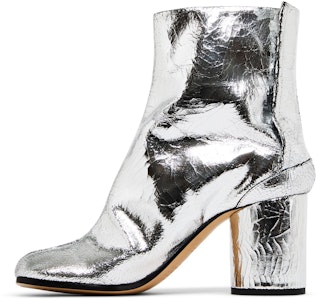(W) Maison Margiela Tabi 裸靴 '裂纹金属银' S58WU0260-P5016-T9002 Lookbook (W) Maison Margiela Tabi 裸靴 '裂纹金属银' S58WU0260-P5016-T9002