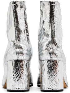 (W) Maison Margiela Tabi 裸靴 '裂纹金属银' S58WU0260-P5016-T9002 Details for (W) Maison Margiela Tabi 裸靴 '裂纹金属银' S58WU0260-P5016-T9002