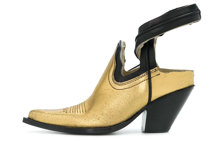 (Women) Maison Margiela Tabi Ankle Boot 'Metallic Gold Cut-Out' S39WP0052SY1192962