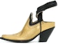 Buy (W) Maison Margiela Tabi Ankle Boot 'Emas Metalik Terbuka' S39WP0052SY1192962