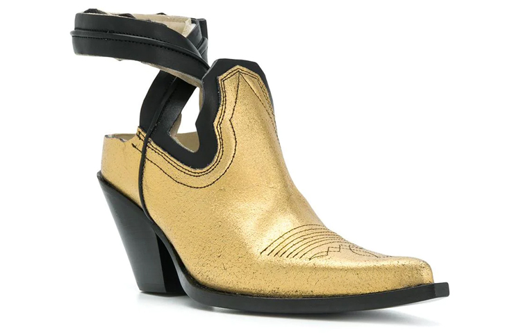Order (W) Maison Margiela Tabi Ankle Boot 'Emas Metalik Terbuka' S39WP0052SY1192962