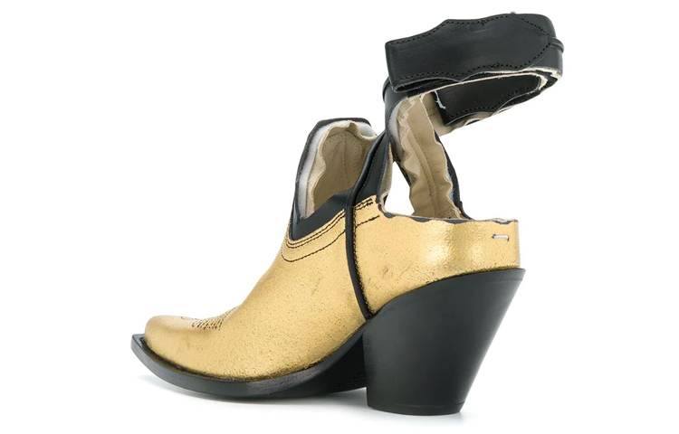 Lookbook (W) Maison Margiela Tabi Ankle Boot 'Emas Metalik Terbuka' S39WP0052SY1192962