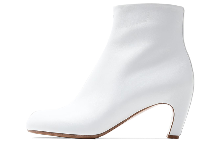 Buy (W) MM 马丁靴 白色小牛皮踝靴 S39WU0147PR516T1003