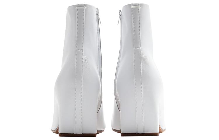 (W) Maison Margiela Tabi Ankle Boots 'White Leather' 圖 3