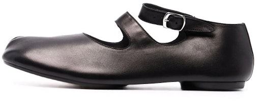 (Women) Maison Margiela Tabi Ballerina Double-Strap Flats 'Black' S58WZ0109-PR869-T8013 (Women) Maison Margiela Tabi Ballerina Double-Strap Flats 'Black' S58WZ0109-PR869-T8013