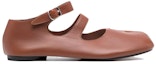 Order (Women) Maison Margiela Tabi Ballerina Double-Strap Flats 'Nutmeg' S58WZ0109-PR869-T2262
