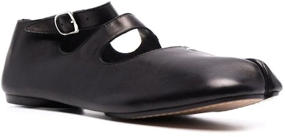 (W) メゾン マルジェラ タビ バレリーナ ダブルストラップ フラットシューズ (黒) S58WZ0109-PR869-T8013 Order (W) メゾン マルジェラ タビ バレリーナ ダブルストラップ フラットシューズ (黒) S58WZ0109-PR869-T8013