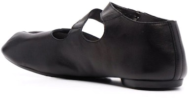 (W) メゾン マルジェラ タビ バレリーナ ダブルストラップ フラットシューズ (黒) S58WZ0109-PR869-T8013 Lookbook (W) メゾン マルジェラ タビ バレリーナ ダブルストラップ フラットシューズ (黒) S58WZ0109-PR869-T8013