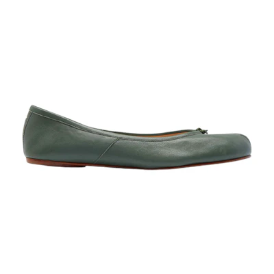 (W) Maison Margiela Tabi Ballerina Shoes 'Military Green'