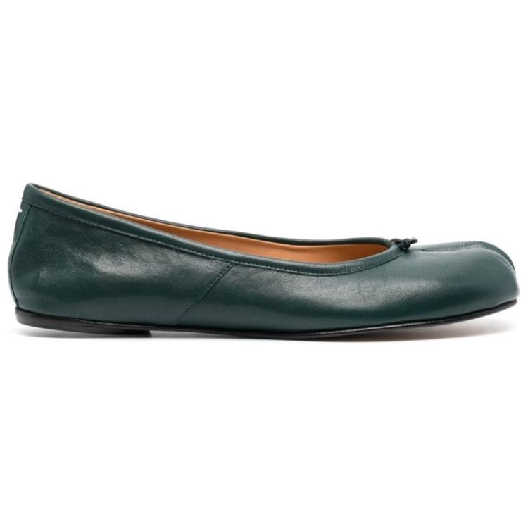 (W) Maison Margiela Tabi Ballerina Shoes 'Pixie Green'