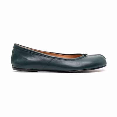 (W) Maison Margiela Tabi Ballerina Shoes 'Pixie Green'