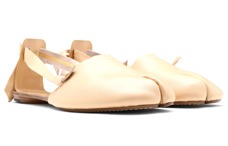 Lookbook (W) Maison Margiela Tabi Bailarina Plana 'Marrón Claro' S39WP0131PR869T2052