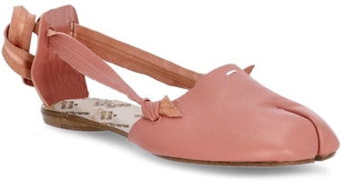 Maison Margiela 皮革分趾芭蕾舞鞋 女款 粉紅色 Lookbook Maison Margiela 皮革分趾芭蕾舞鞋 女款 粉紅色