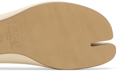 (W) 메종 마르지엘라 타비 베이지 '시크 발레 플랫' S58WZ0042P3753T1003 Purchase (W) 메종 마르지엘라 타비 베이지 '시크 발레 플랫' S58WZ0042P3753T1003