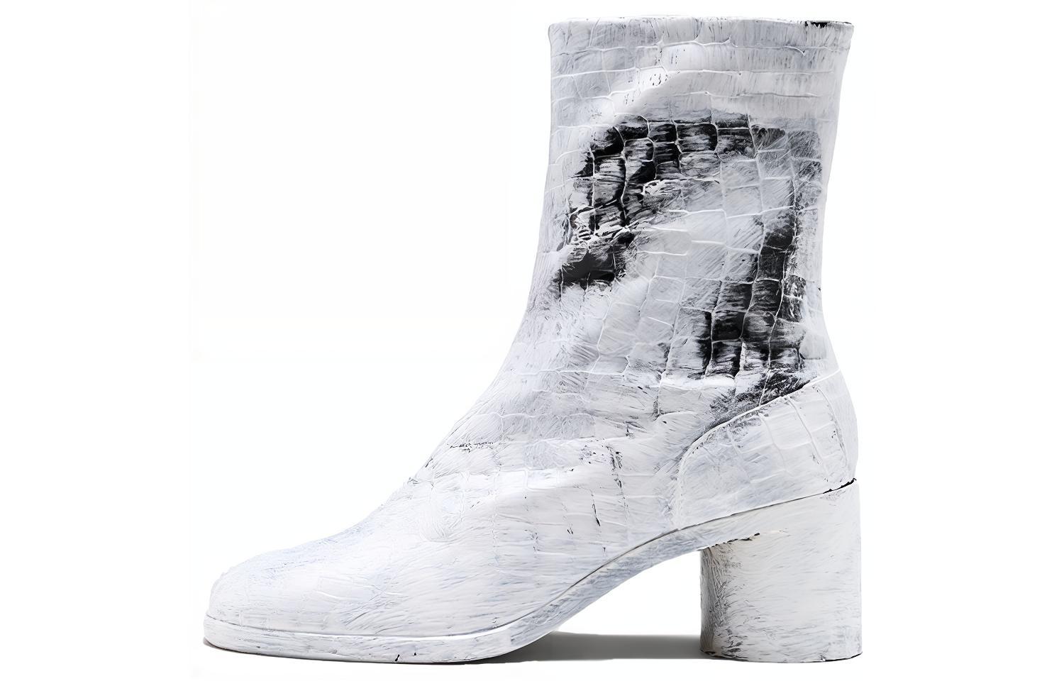 (Women) Maison Margiela Tabi Bianchetto Boots 'Simplified Casual Chunky Heel White' S39WU0202P4094H1532