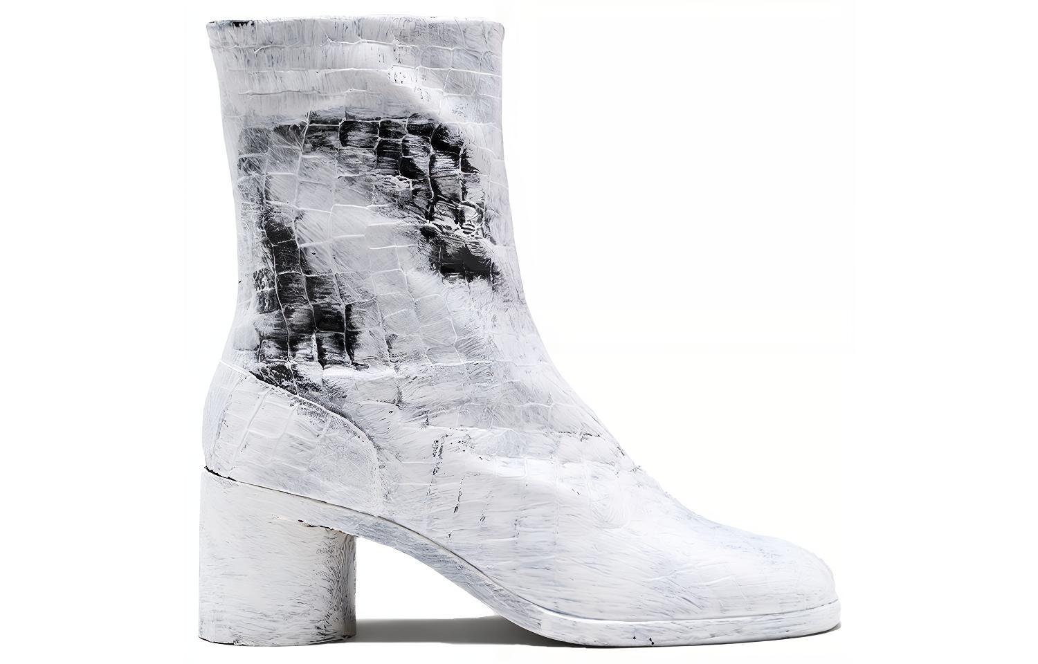 Order (W) But Tabi Maison Margiela Bianchetto 'Tumit Tebal Kasual Putih Mudah' S39WU0202P4094H1532