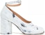 (W) Maison Margiela Tabi Bianchetto Tumit Tinggi 'Kulit Domba Putih' S34WL0021P4162H1532