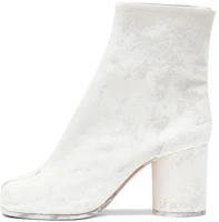 (Women) Maison Margiela Tabi Bianchetto White 'Distressed Split-Toe Boot' S58WU0260P4040H8623 (Women) Maison Margiela Tabi Bianchetto White 'Distressed Split-Toe Boot' S58WU0260P4040H8623
