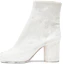 Buy (W) Maison Margiela Tabi Bianchetto Wit ''Afgedragen Gespleten-teen Laars'' S58WU0260P4040H8623