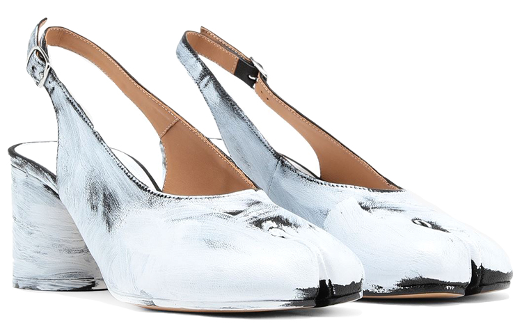 Lookbook (W) 메종 마르지엘라 타비 비안체토 화이트 하이힐 S58WL0210P4162H1532