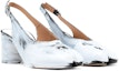 Lookbook (W) Maison Margiela Tabi Bianchetto Putih 'Kasut Tumit Tinggi Jari Terbelah Mudah' S58WL0210P4162H1532