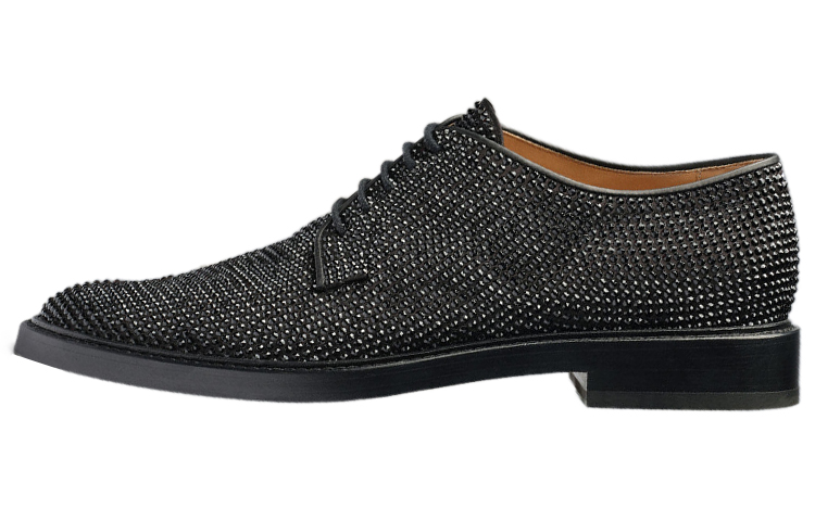 (W) Maison Margiela Tabi Black 'Crystal Lace-Up'