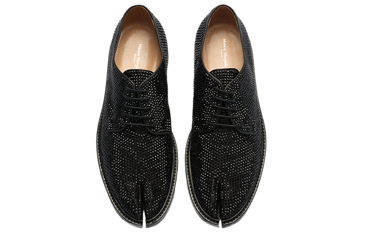 (W) Maison Margiela Tabi Black 'Crystal Lace-Up' 圖 3
