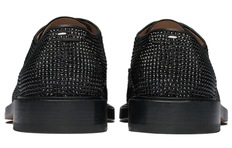 (W) Maison Margiela Tabi Black 'Crystal Lace-Up' 圖 4